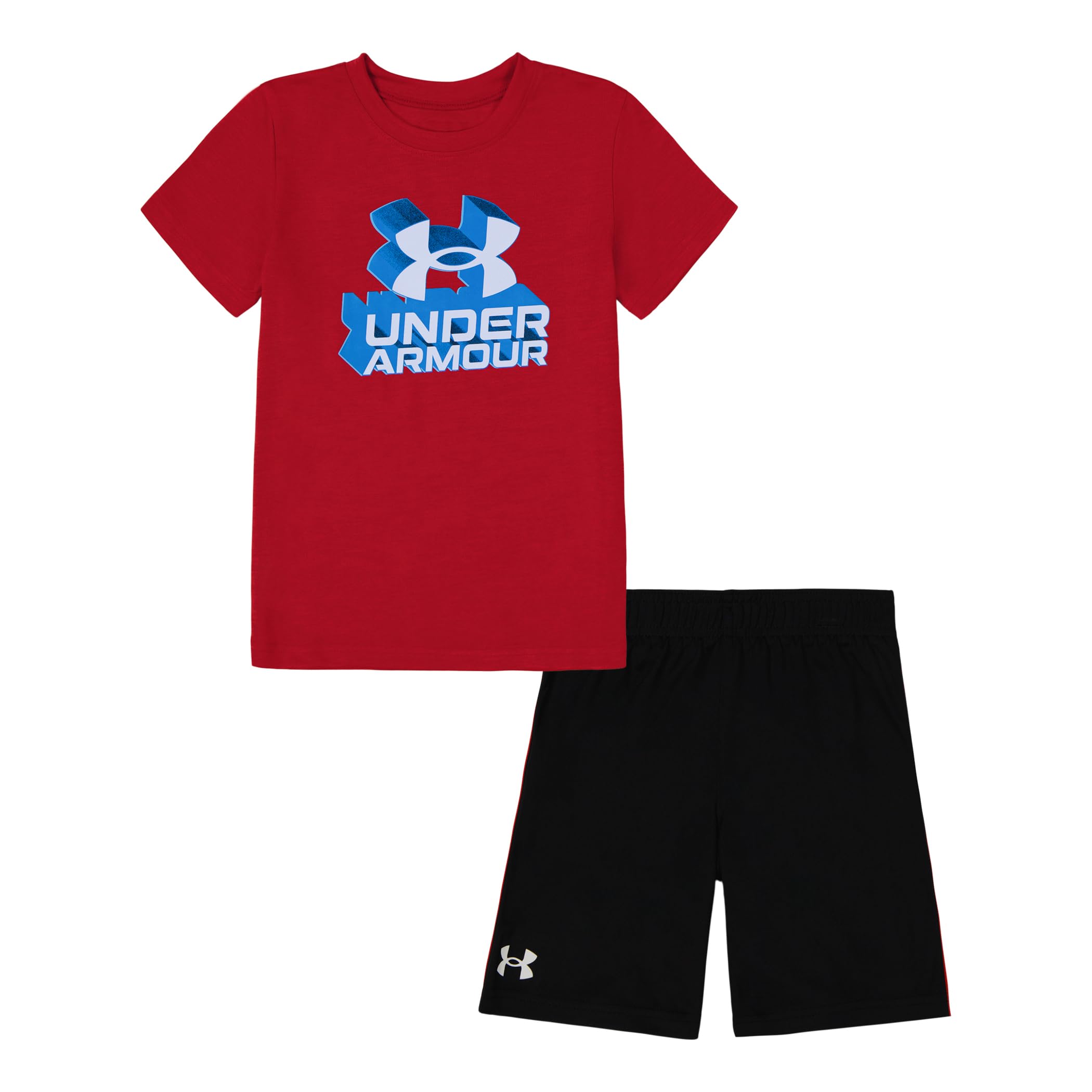 Under Armour Boys' 2-piece Short Sleeve Graphic T-Shirt and Shorts Set