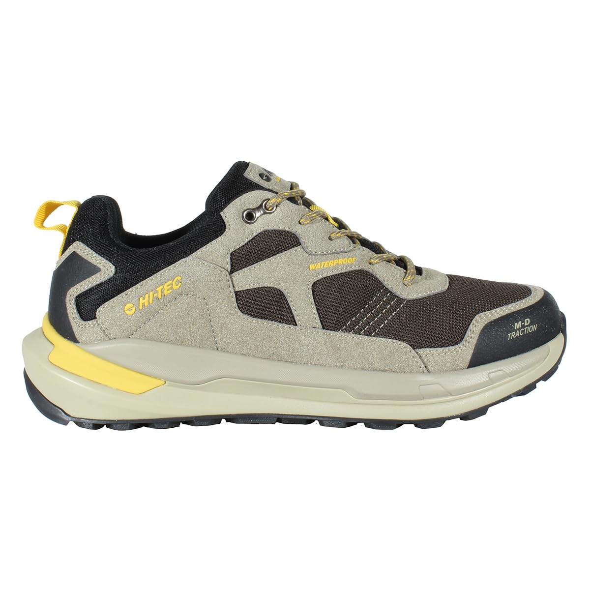 HI-TEC Muflon Low, Zapatillas de Trekking Hombre,Calzado Senderismo Hombre Impermeable, Calzado montaña Hombre