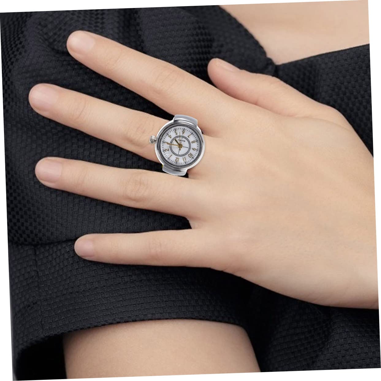 UKCOCO 5sets Finger Uhr Uhr Uhr Mädchen Finger Uhr Casual Uhr Legierung Uhr 2 Stücke * 5