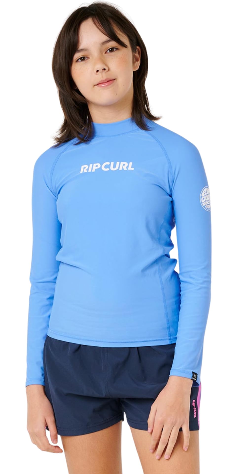 Rip Curl 2026 Junior Classic Surf Camiseta de manga larga - Azul aciano