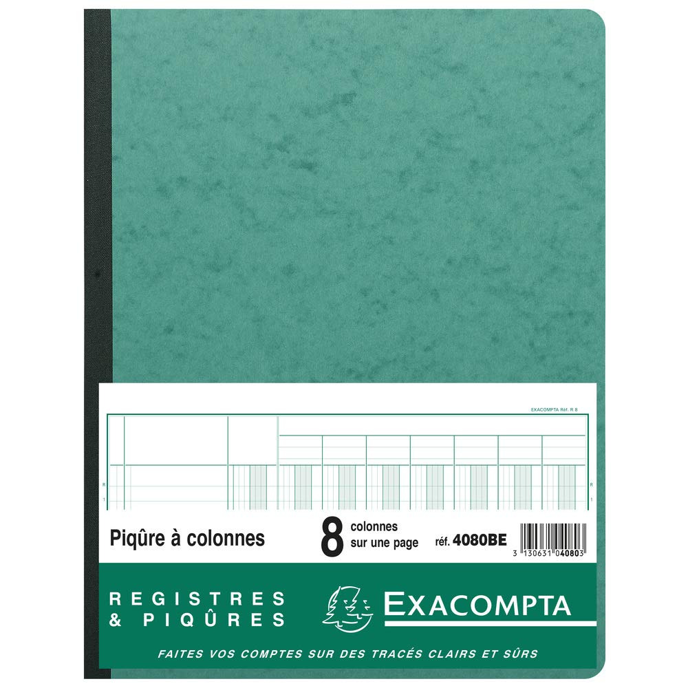 EXACOMPTA,4080E,Piqre AA8‡ colonnes,8 colonnes, 33lignes VE 1