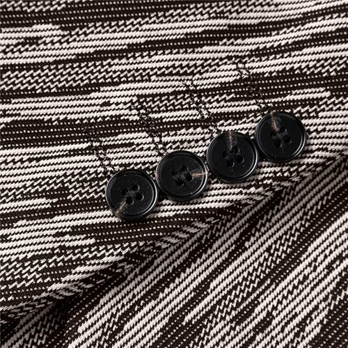 Mens Suit Jacket Casual Vintage Stylish Blazer 2 Button Notched Lapel Slim Fit Blazer Prom Party Suit Coat3