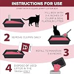 Arm & Hammer Attelle de chat de platine, limace & Sceau, étanchéité complète d'odeur extra-résistance avec 14 Jours de contrôle de l'odeur, multi-catte, argile dure, 99.99% Sans poussière, 12.47kg (Boîte de 1)