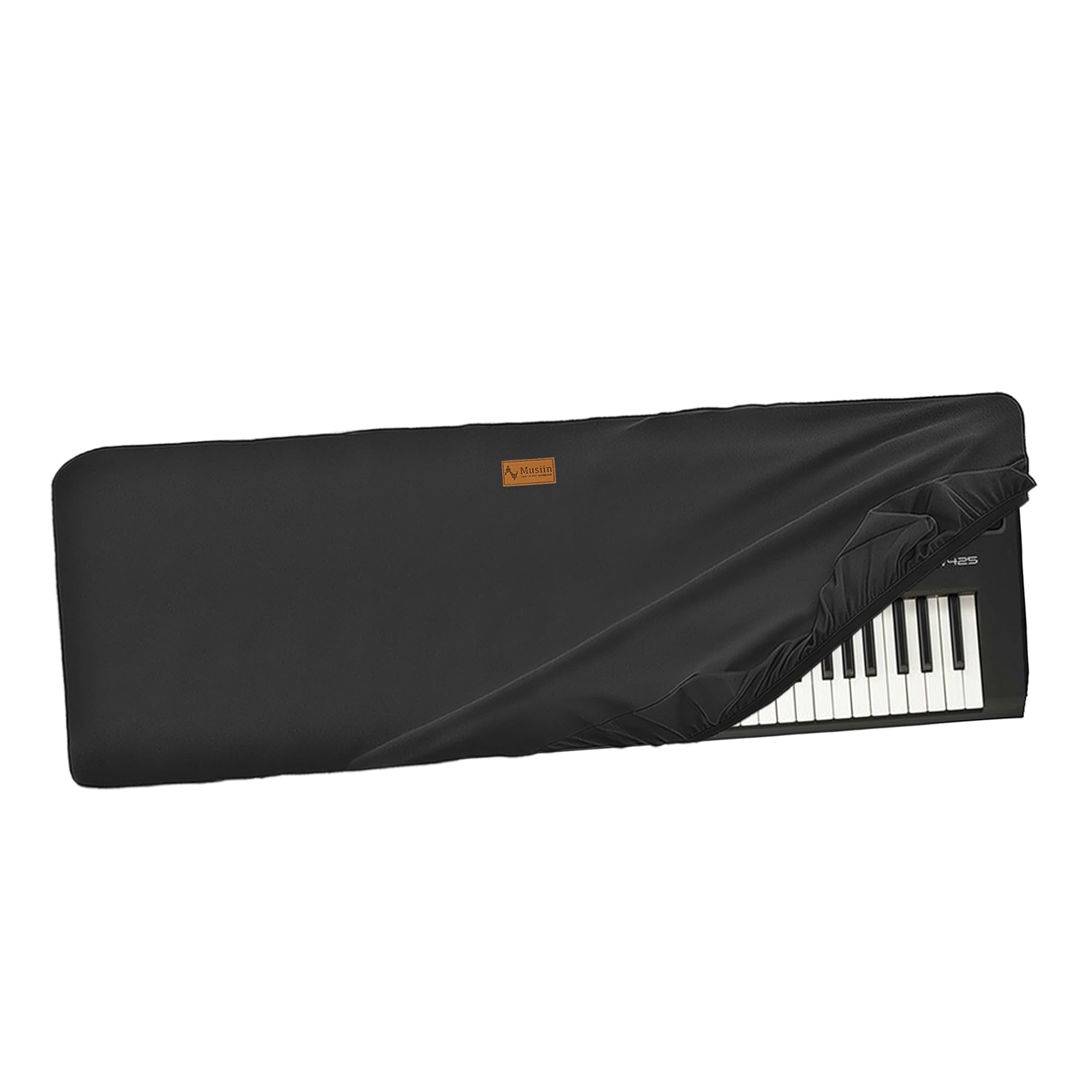 Musiin Premium Chinlon Keyboard Dust Cover - Compatible with Yamaha PSR-EW425,provides full-coverage protection, an essential accessory for your instrument