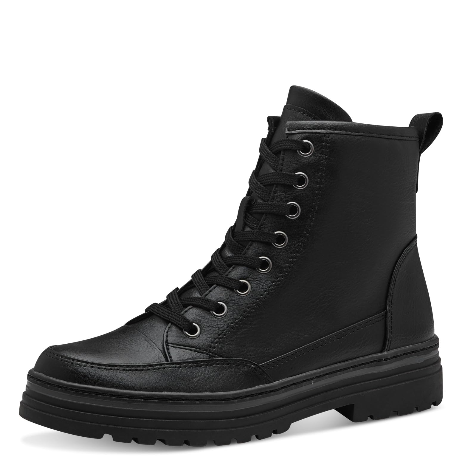 MARCO TOZZI Women's Laced Bootie 2-25261-43 Fashion Boots, Black, 38 EU, black, 6 UK