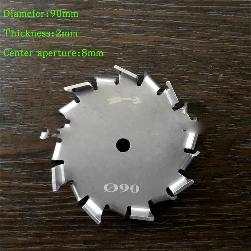 Agitatore seghettato in acciaio inossidabile, Agitatore con disco a dispersione a dente di sega in acciaio inossidabile 304, dimensioni multiple(8x250mm rod)
