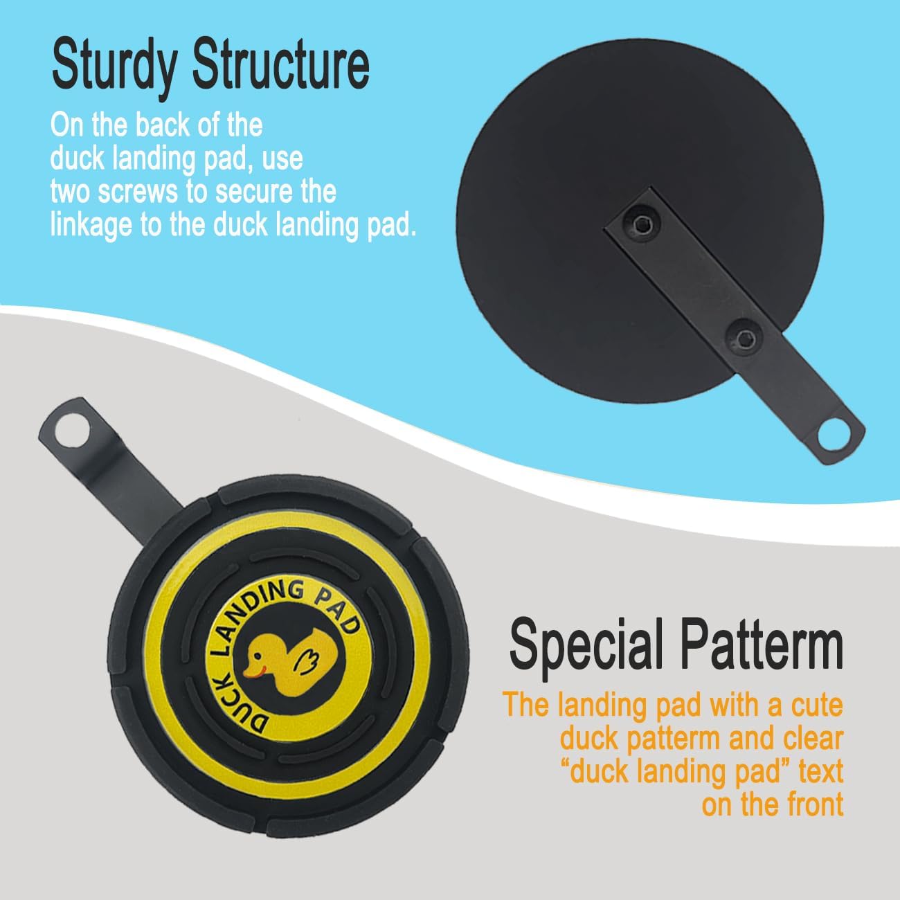 Duck Landing Pad for Jeep,Duck Landing Zone Mirror Mount Duck Holder,Side Mirror Duck Holder Compatible with Jeep Wrangler JL JLU & Gladiator JT 2018-2024, Black