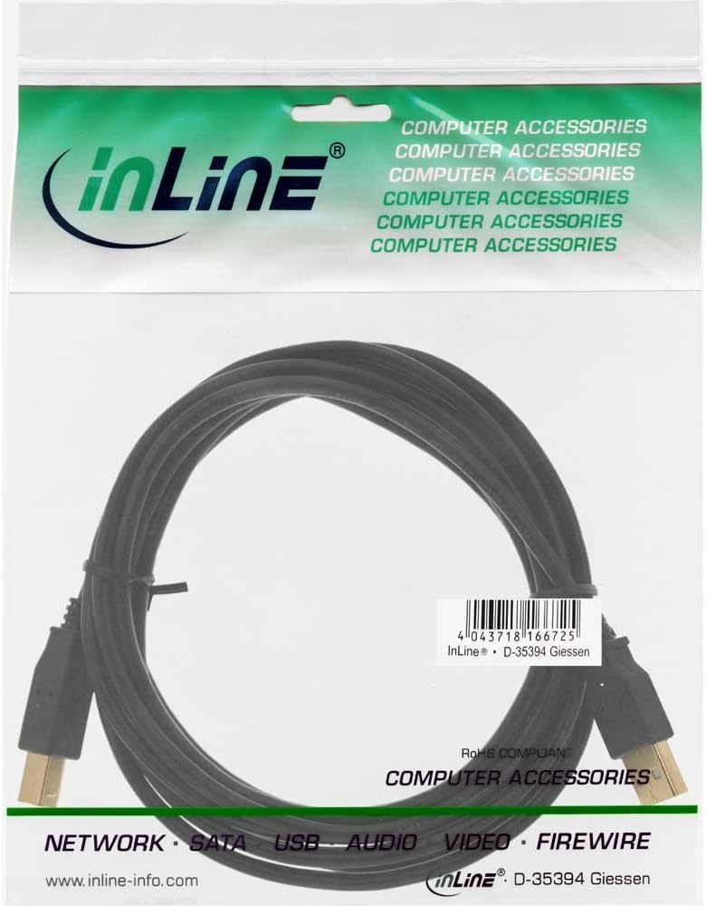 InLine 34650B USB 2.0 Extension Cable Packaging