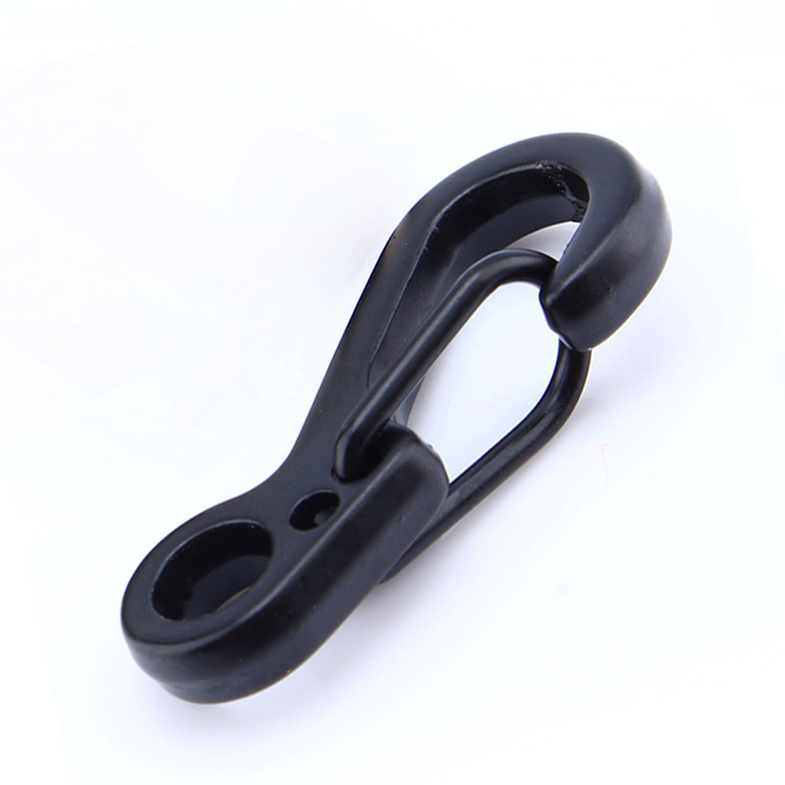 Mini EDC Carabiner Snap Spring Clips Hook Survival Keychain Tool Durable Alloy Material Water Proof Built in Spring Mechanism for Key Ring Parachute Cord Outdoor Enthusiasts