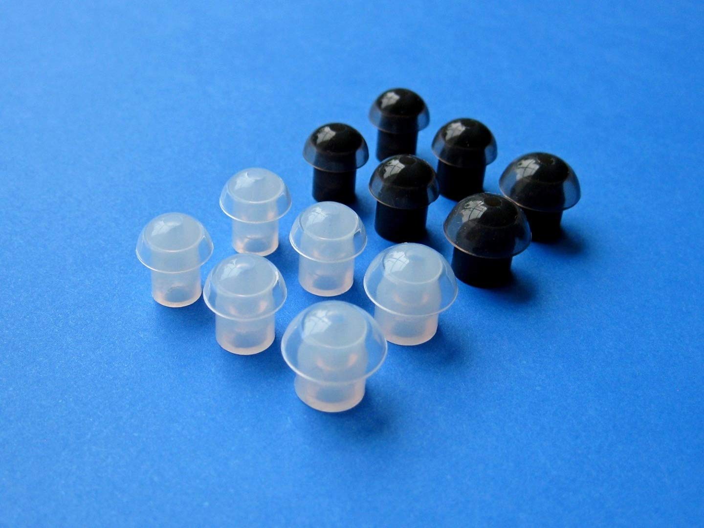 12pcs S/M/L Eartips Compatible with Skullcandy Push Active, Sesh EVO, Dime 2 1, Grind, Indy Fuel True Wireless Earphones - Noise Isolation Replacement Earbuds (NMH-CL:B)