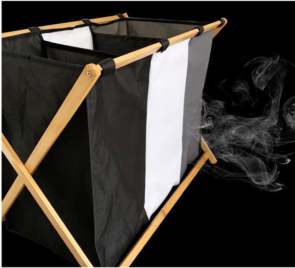 Dirty Clothes Compartment Classification Household Bathroom Foldable Dirty Clothes Bucket