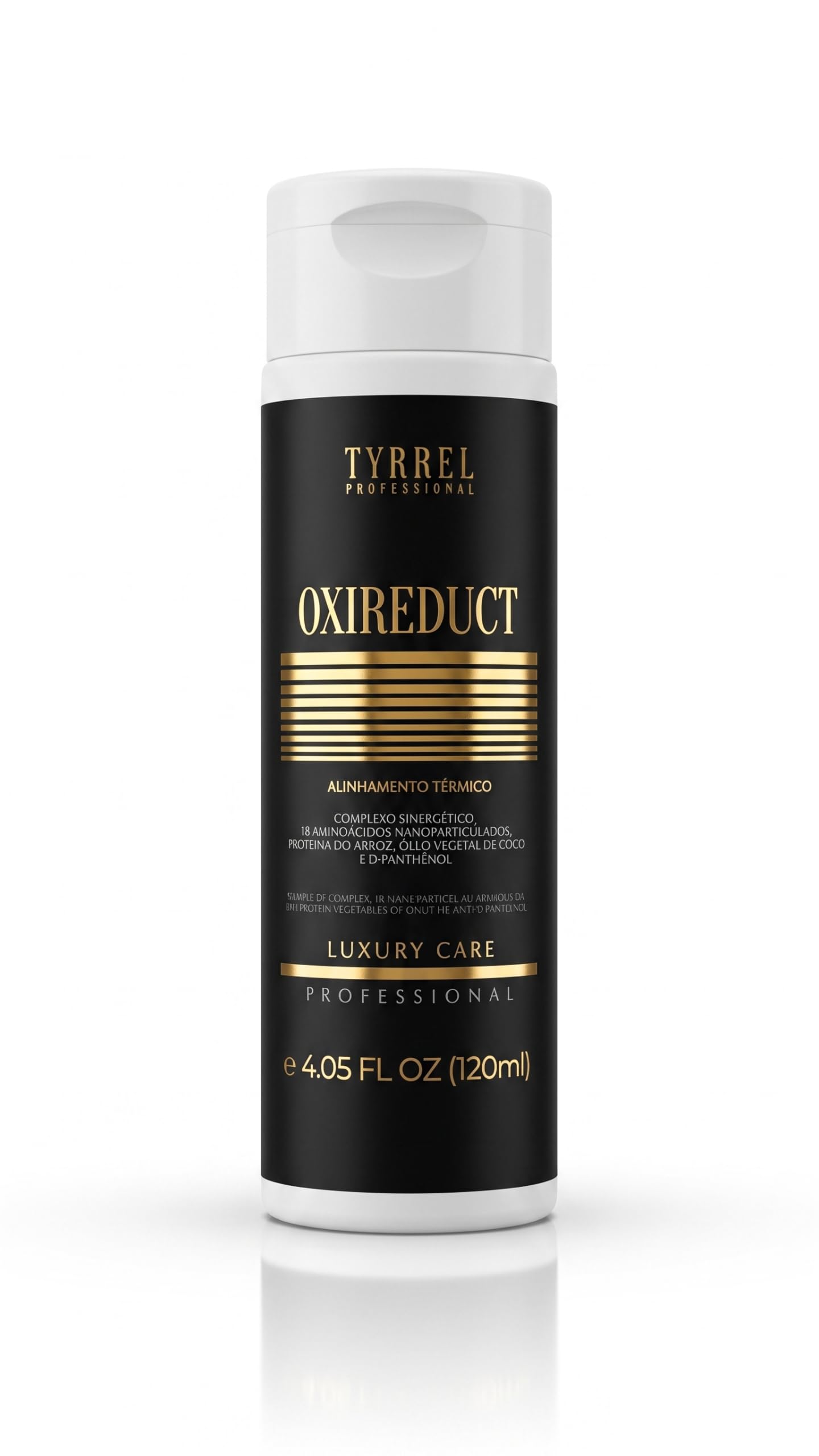Tyrrel Professional Oxireduct Thermal Hair Alignment Treatment, with Amino Acids, Rice Protein and Panthenol, 4.05 fl oz 120ml Mini