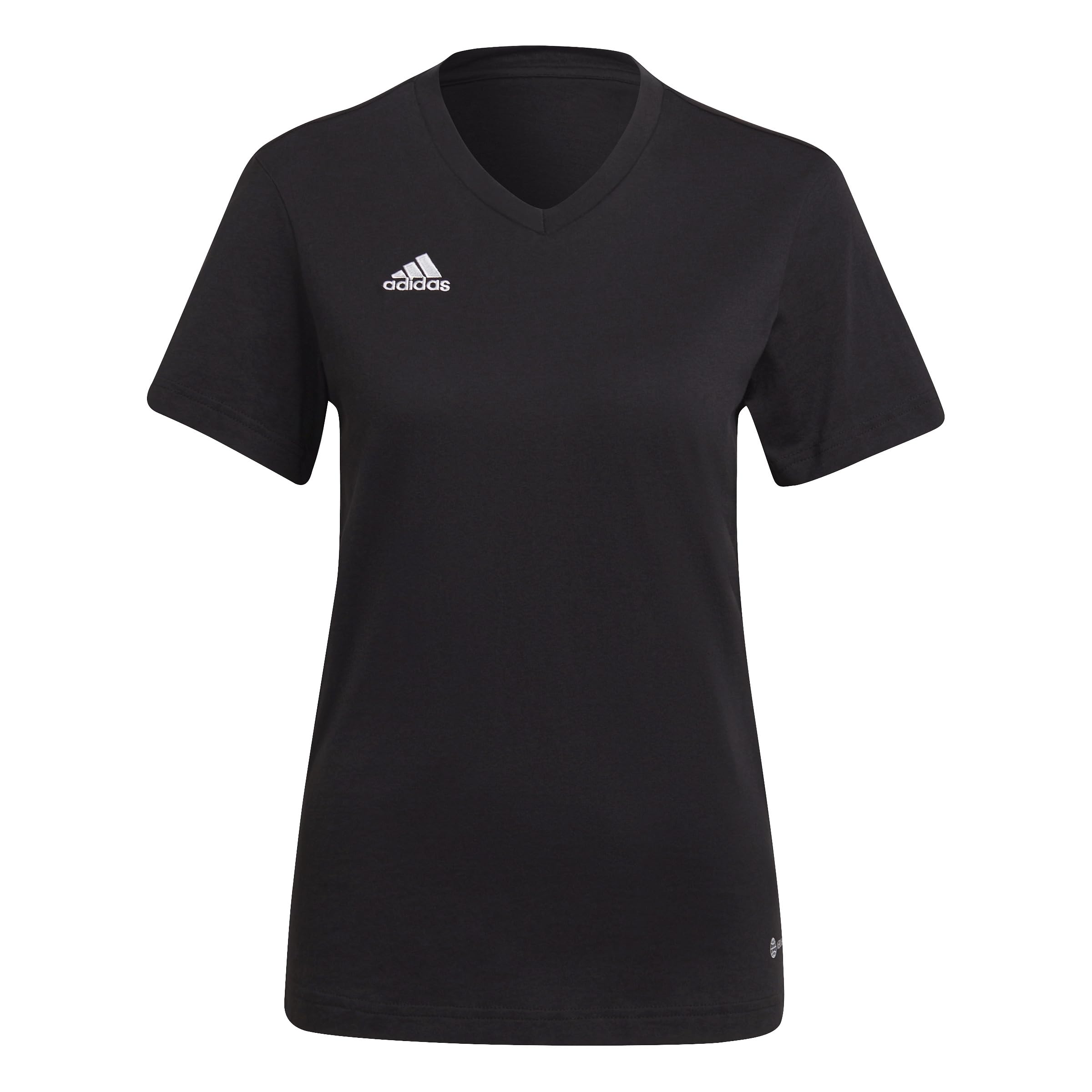 adidas Women's Entrada 22 Tee, Black, S