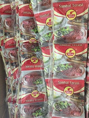 Finna Food Shrimp Paste Chili Sambal Terasi Uleg - Pack of 3 (30 Sachets)