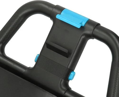 Miniatura 8 de Rueda de rodillo abdominal compacta, ruedas dobles con soporte para el codo y 2 rodilleras, equipo de entrenamiento de cuerpo completo para el hogar