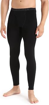 Icebreaker Merino Mens Tech Heavyweight Base Layer Leggings W/Fly, New Zealand Merino Wool