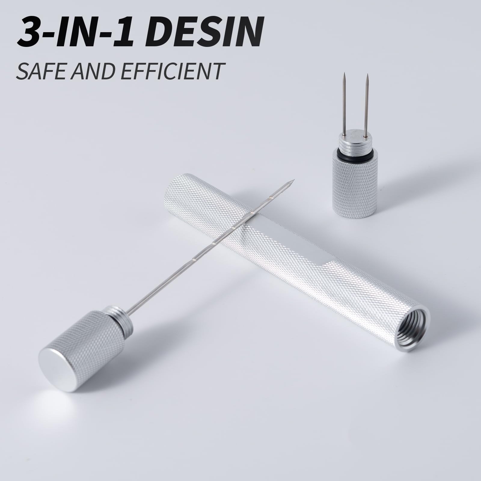 Punch Tool Set,Ventilator Needle,Draw Enhancer Tool Needle(Silver)