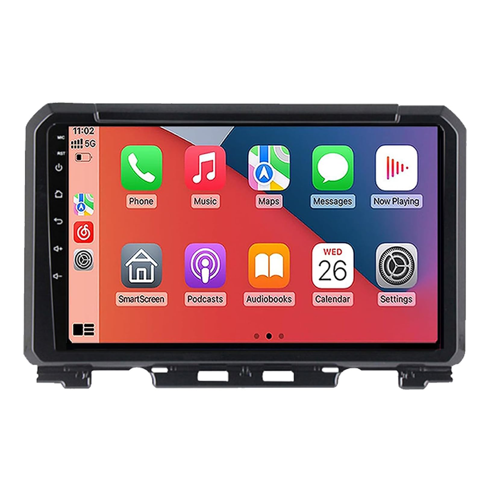 9" Android 12 2 Din Autoradio Bluetooth Main Libre avec pour Suzuki Jimny 2018-2020 Poste Radio Voiture Soutient USB FM AM Carplay HD Multi-Touch Écran,K4 8 Core 4G+WiFi 2G+32G