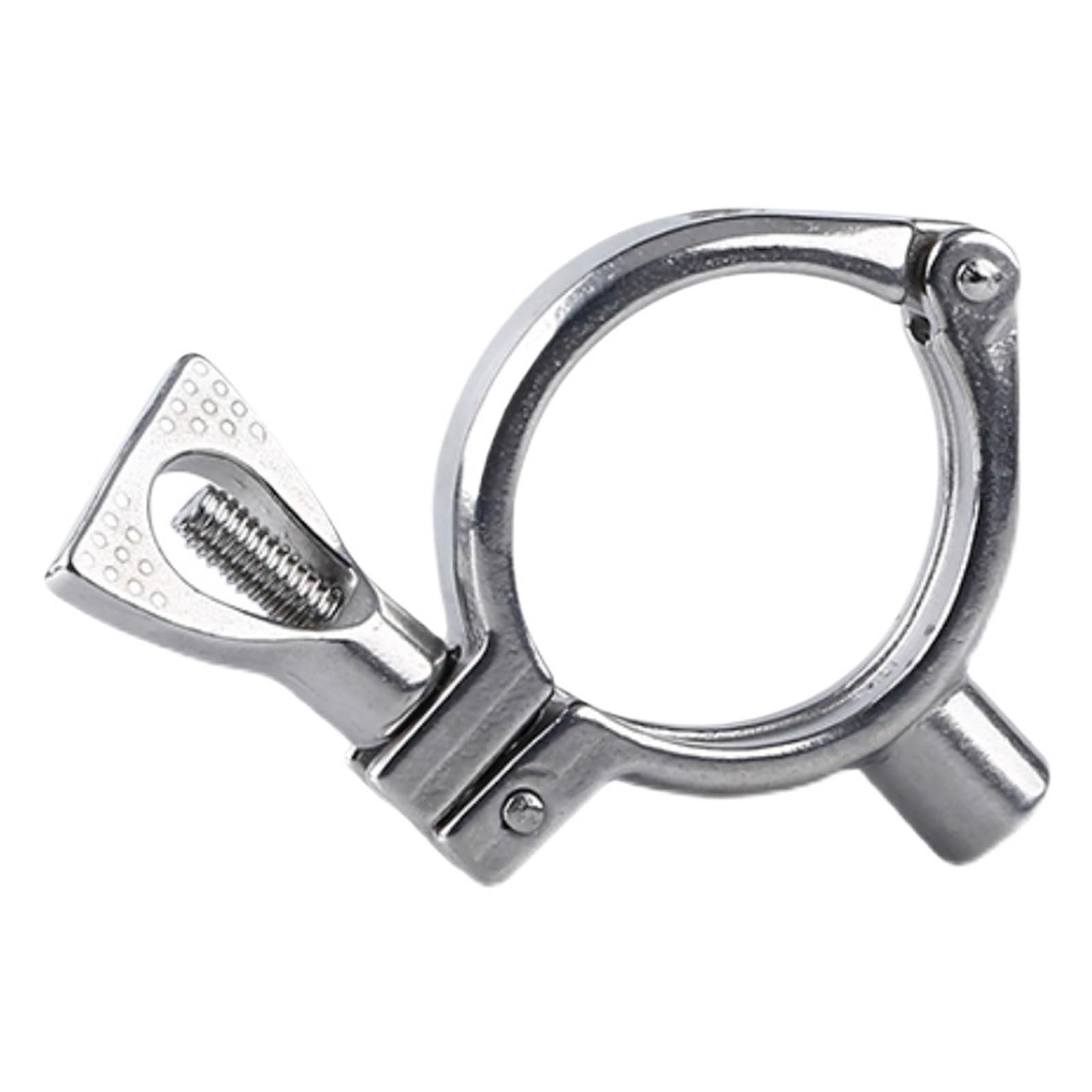 19-102mm 304 Stainless Steel Pipe Holder Clamp Type Clips Support Tube Bracket(Fit 57mm OD Tube)