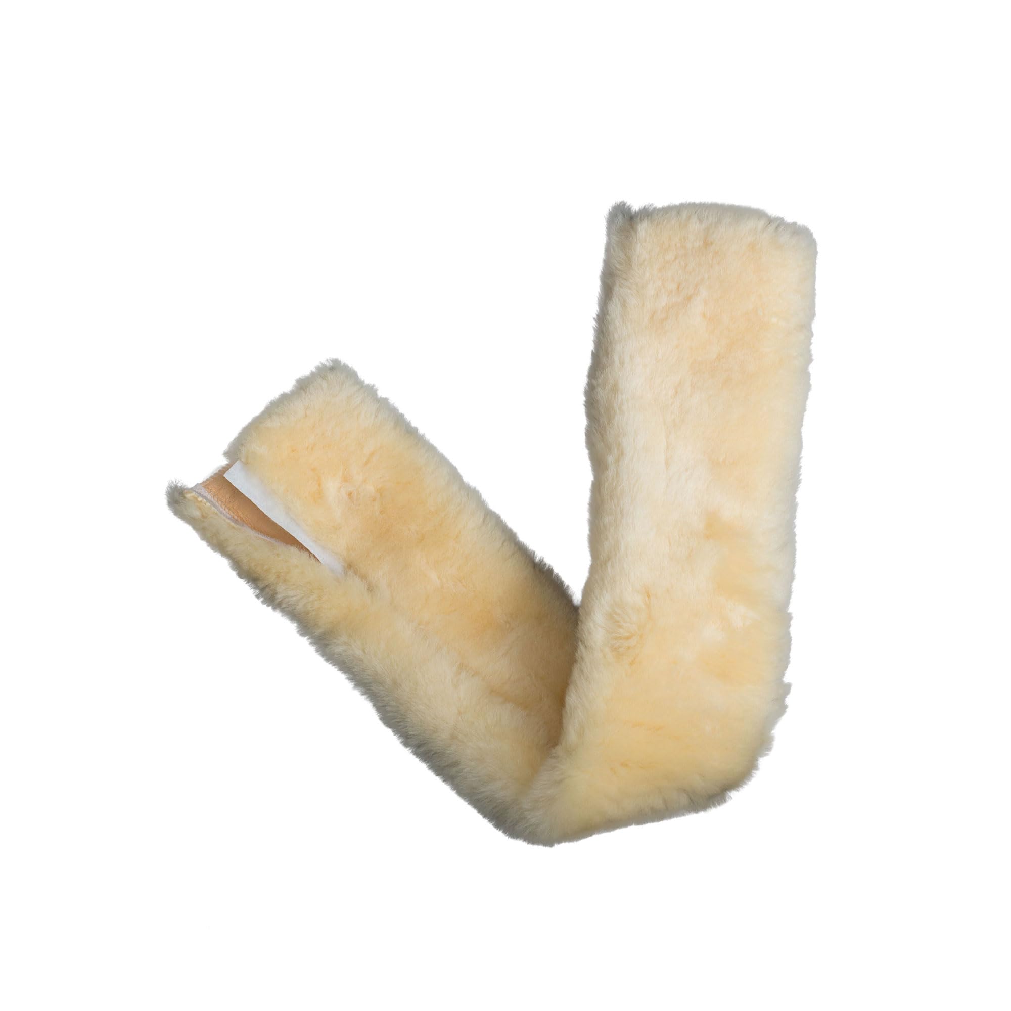 Lammfell Gurtschoner mit Klett