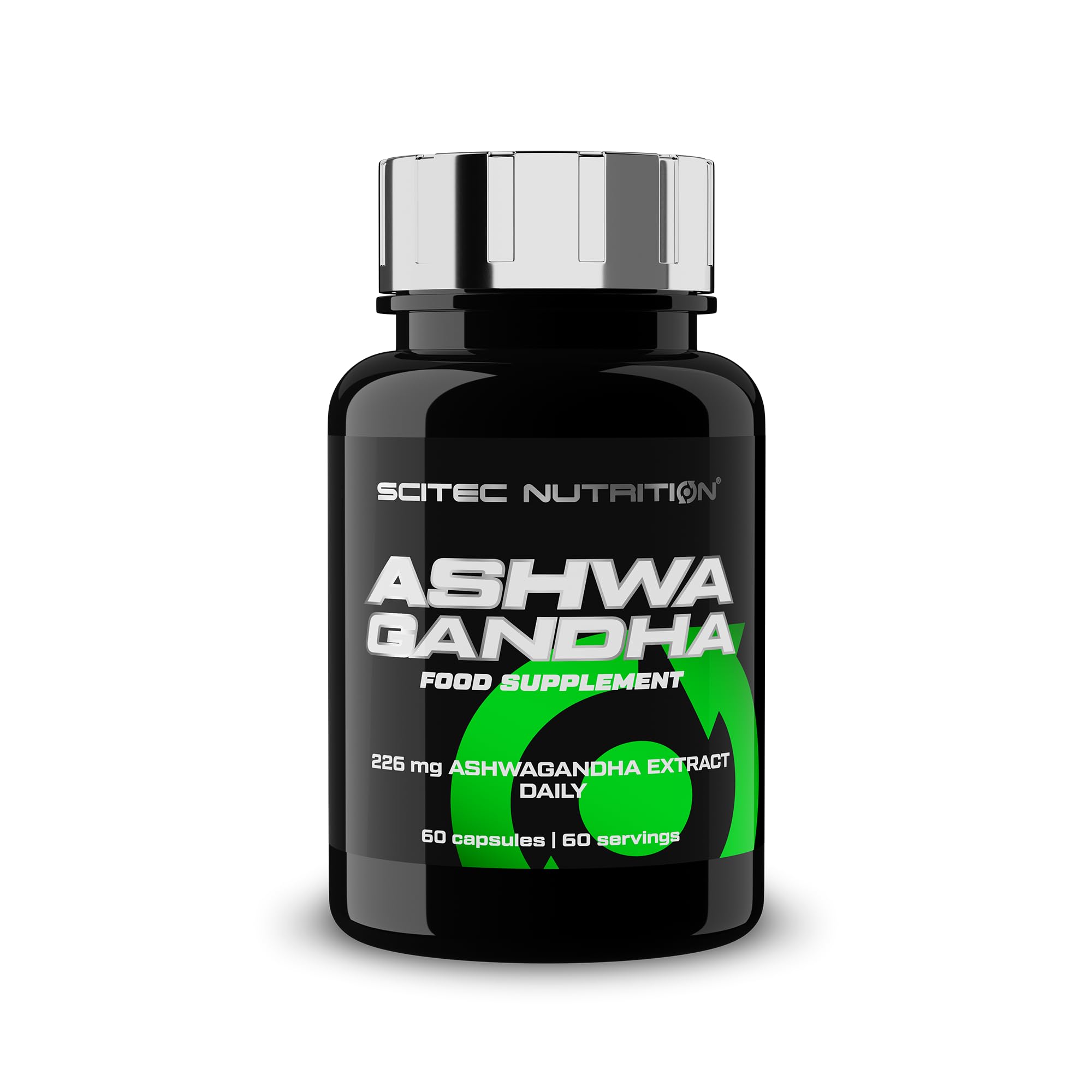 Scitec Nutrition Ashwagandha | Estratto di radice di Ashwagandha | Per sostenere il sistema immunitario e il livello ottimale di stress, 60 capsule