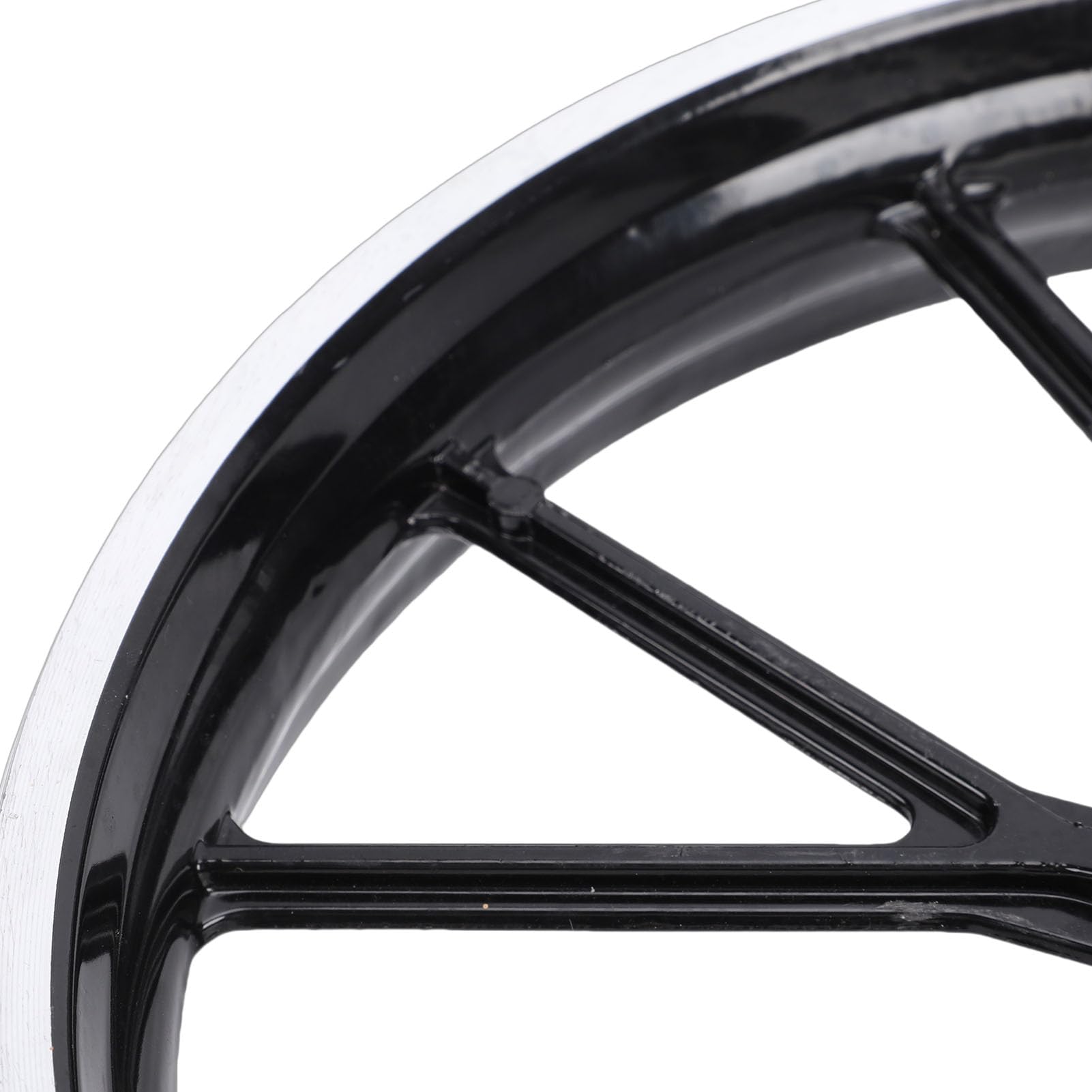 Ausla Avant Arrière 2.50-10 Moyeu de Roue, Alliage D'Aluminium 10 Pouces Moyeu de Moto avec Trou D' de 12mm pour Dirt Bike Mini Pocket Bike 49-50ml (roue avant)