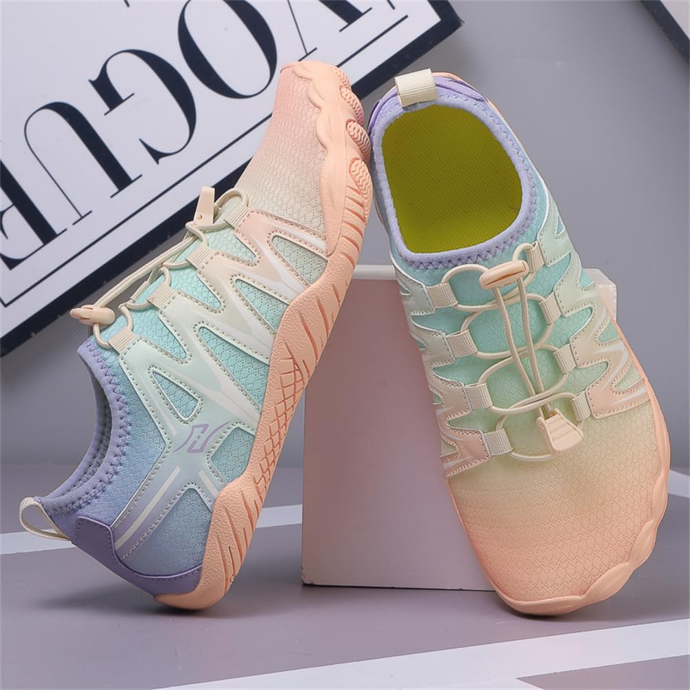 Wasserschuhe für Herren und Damen, Unisex-Duschen-Schuhe,Fingerschuhe，Fitnessschuhe，Paar-Schuhe Strandchuhe, schnell trocknende Wasserschuhe, Schwimmschuhe, Surfschuhe, Bachwander Größe 35-45