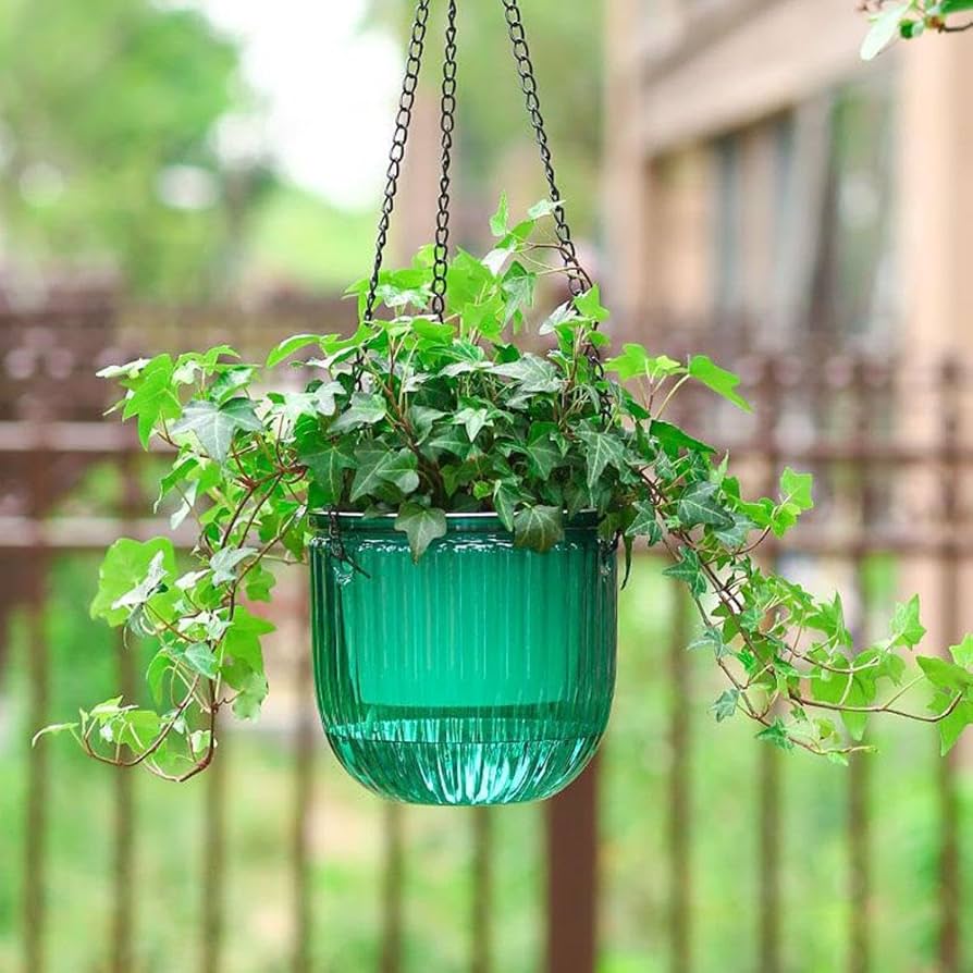 Amazon.co.jp: 散水吊り下げプランター屋内植物吊り下げポット