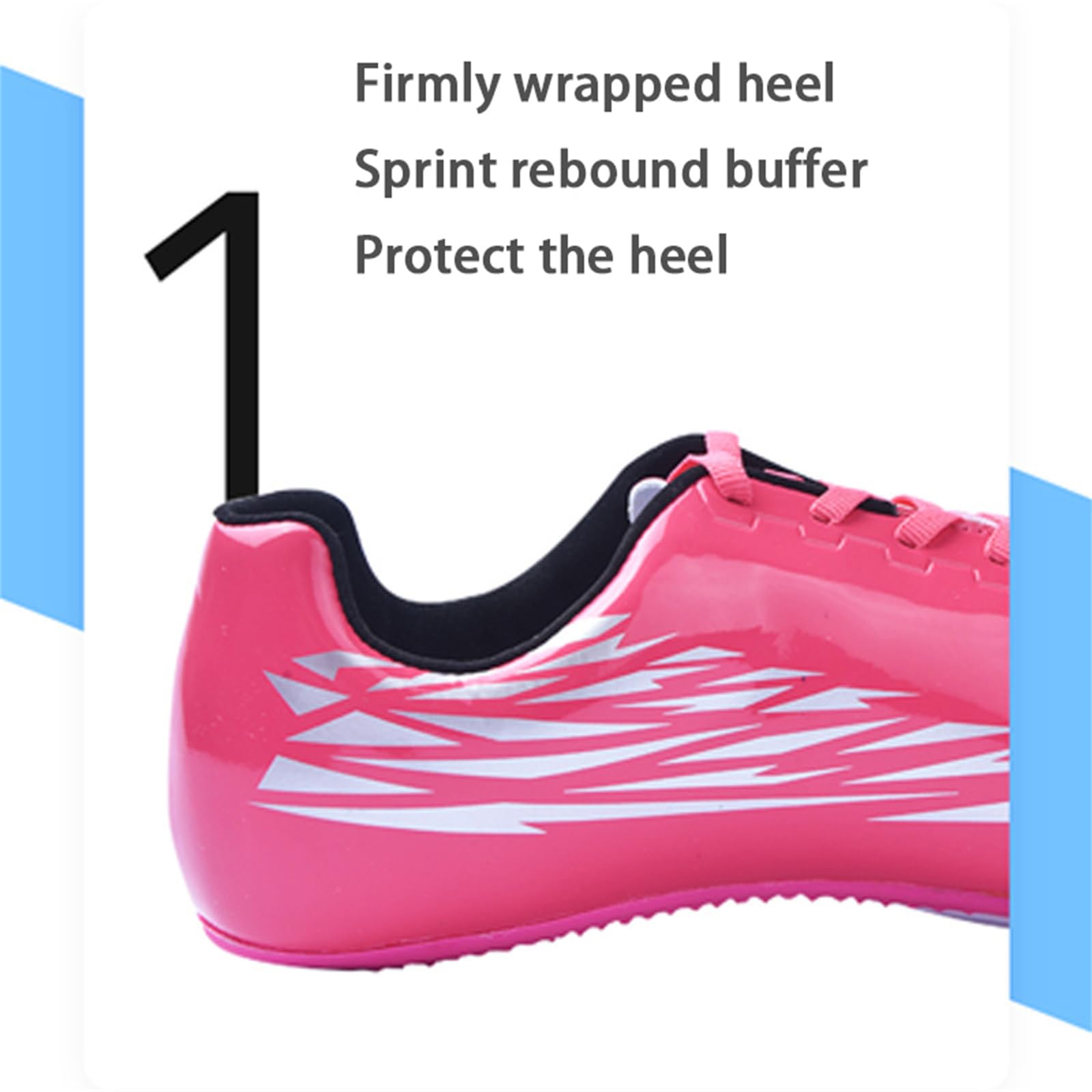 Zapatillas De Atletismo,Spikes Atletismo Unisex Zapatos de Atletismo Antideslizantes Juveniles con Clavos y Sprint Hombre Mujer