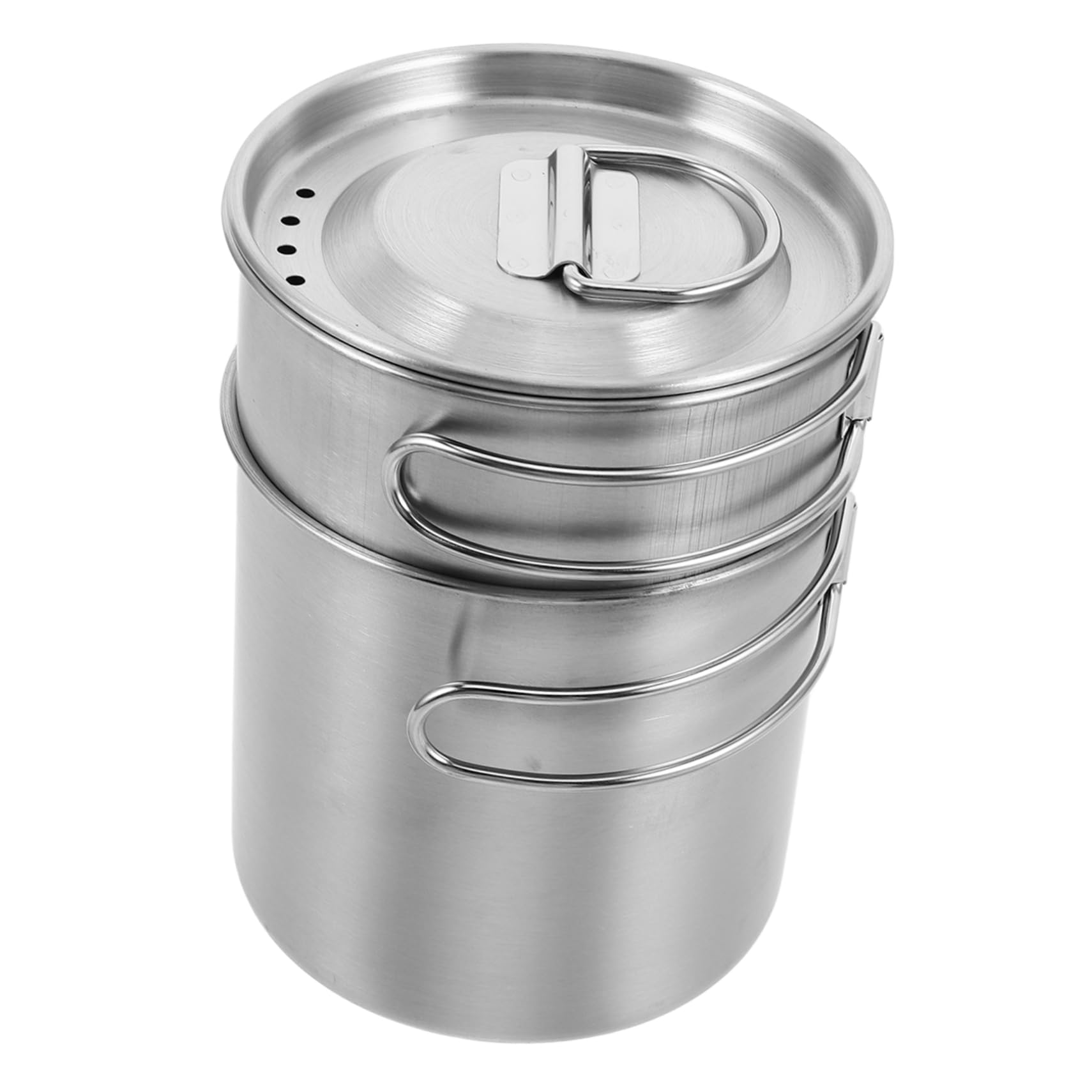UPKOCH 2 Stücke Metall Camping Becher Camping Tasse Mit Klapp Griffe Wiederverwendbare Becher Tragbare Outdoor Reise Zusammenklappbare Tasse Für Camping Wandern Reise