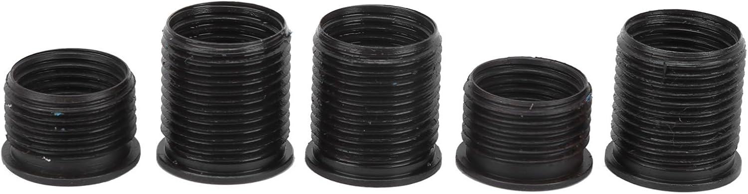 M14x1.25 Spark Plug Thread Repair Kit with 15 Carbon Steel Tools Including Screw Tap and Portable Tool Box for Engine Maintenance