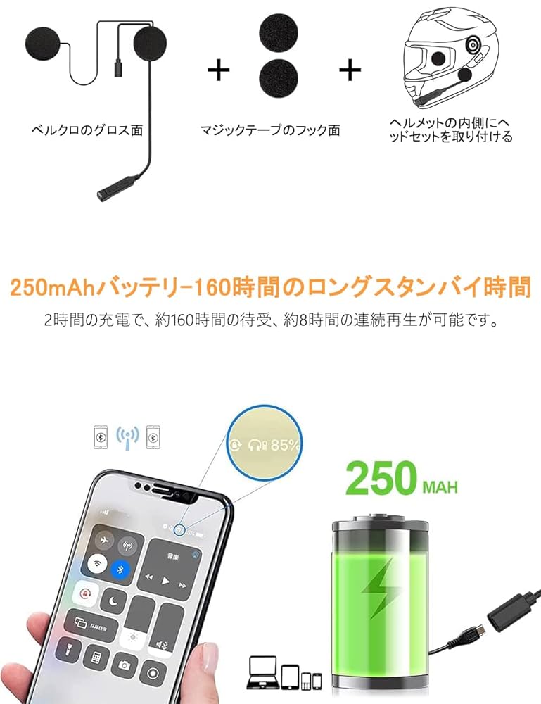 オートバイ用インカム開封後ほぼ未使用です オートバイ用インカム開封後ほぼ未使用です