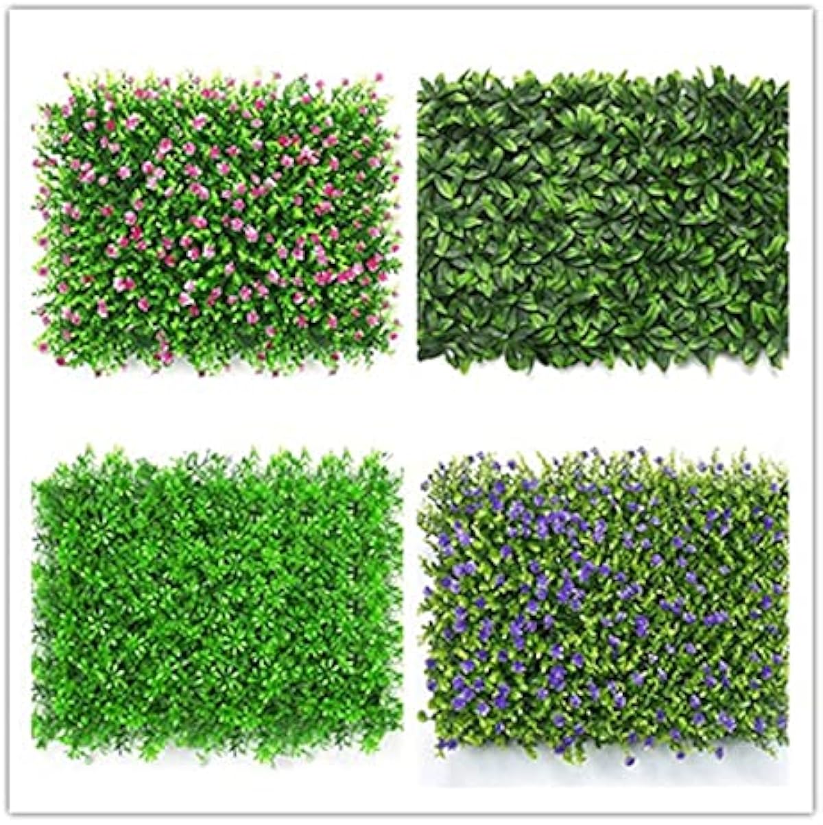 セール日本 人工ボチーウッドパネル 50個の人工芝芝生の芝生のシミュレーションの植物の造園の花の壁の緑のプラスチック芝生のドア店の写真背景草のフローレス By Ychuan 店内超セール中 Littleshopp Com