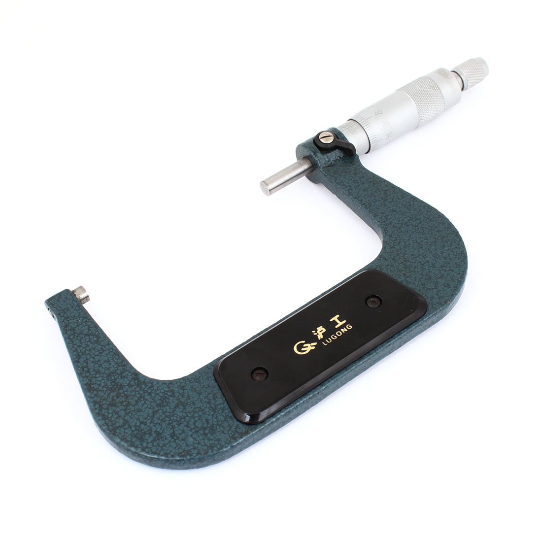 Aexit Nonslip Griff Gewerbe, Industrie & Wissenschaft Metrisches 75–100 mm 0,01 mm Grad. Bügelmessschraube Bremssattel, Test & Messung Slate Green