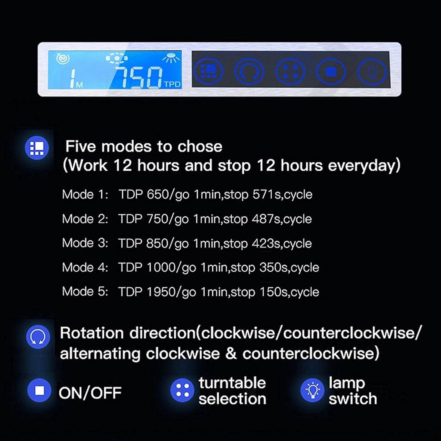 FENOKD Watches and Jewelry Automatic Watch Winder for 6 Watches LCD Touch Screen Quiet Motor Remote Control Adjustable Watch Pi