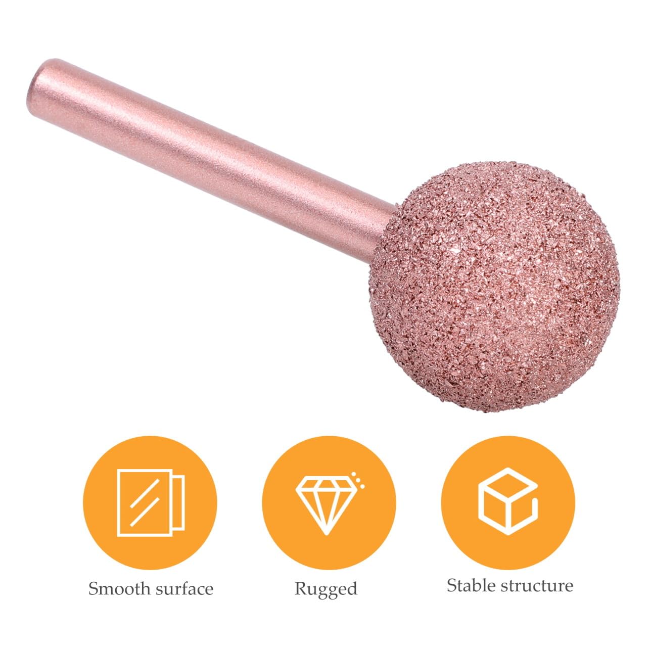 Zerodeko 3 Pezzi Testa Levigatura per Pneumatici Ruota Buffing per Riparazione Compatibile con Utensili Pneumatici Strumento Professionale per Riparazione Worn Out