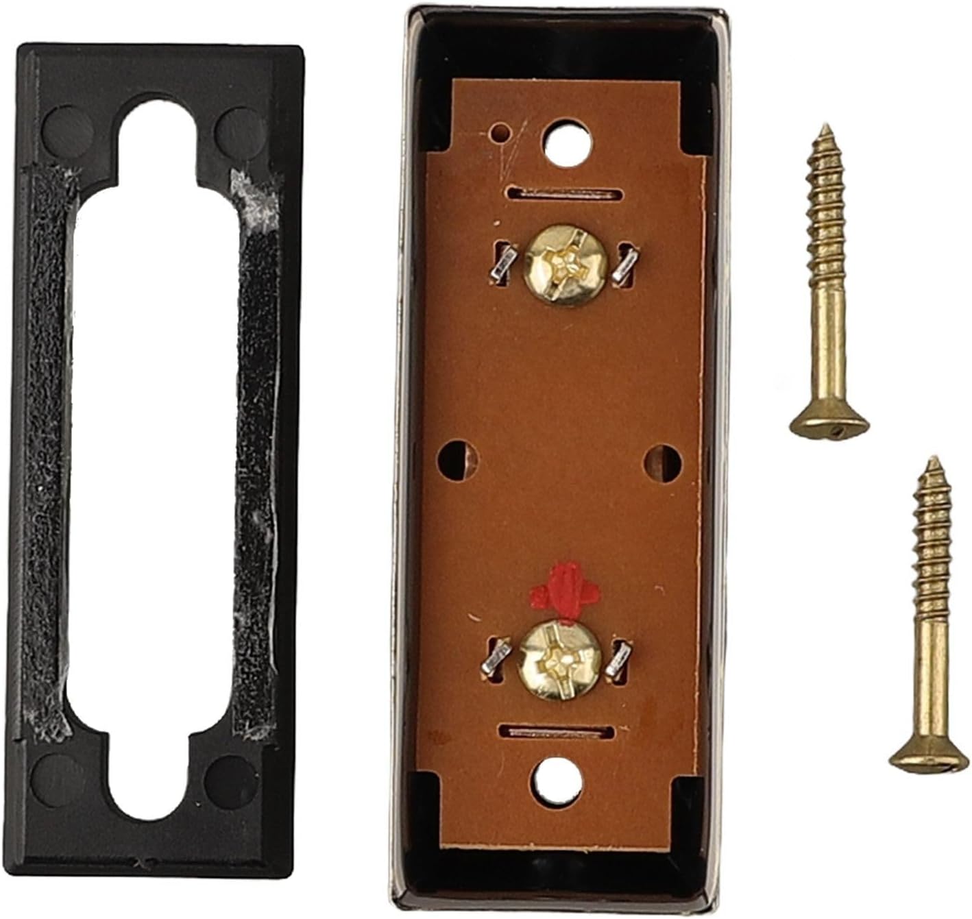 Lighted Metal Doorbell Button In Antique Brass Finish, Wall Mounted For Use On Garden And Garage Doors With Wired Systems DC12 24V