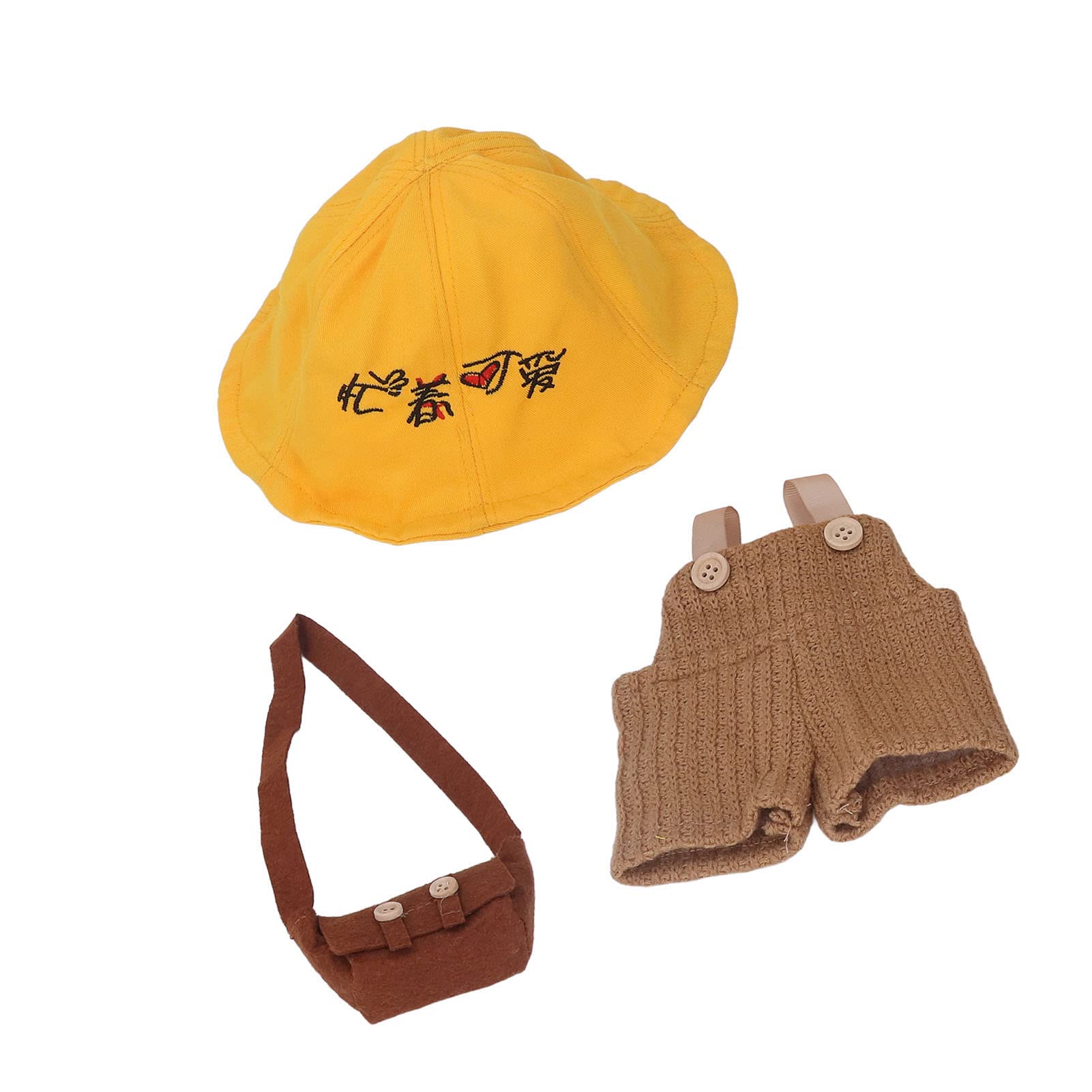 SUNGOOYUE Bear Doll Clothes - Washable Soft Stuffed Toys with Cute Lint Bear Accessories for 30cm Dolls