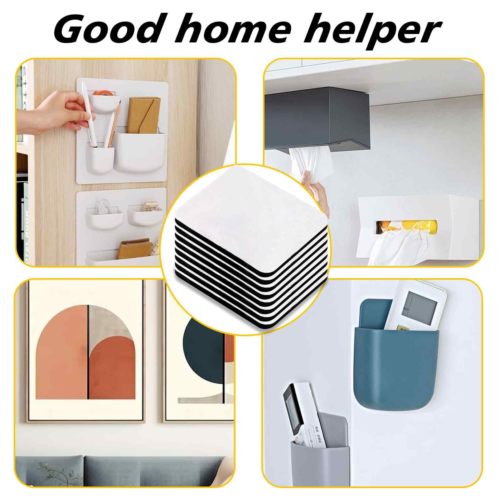 Nastro Biadesivo Feltro Adesivo Forte - 10 Pezzi 3x10cm Bianco, Per Fai Da Te E Casa - Foto 6