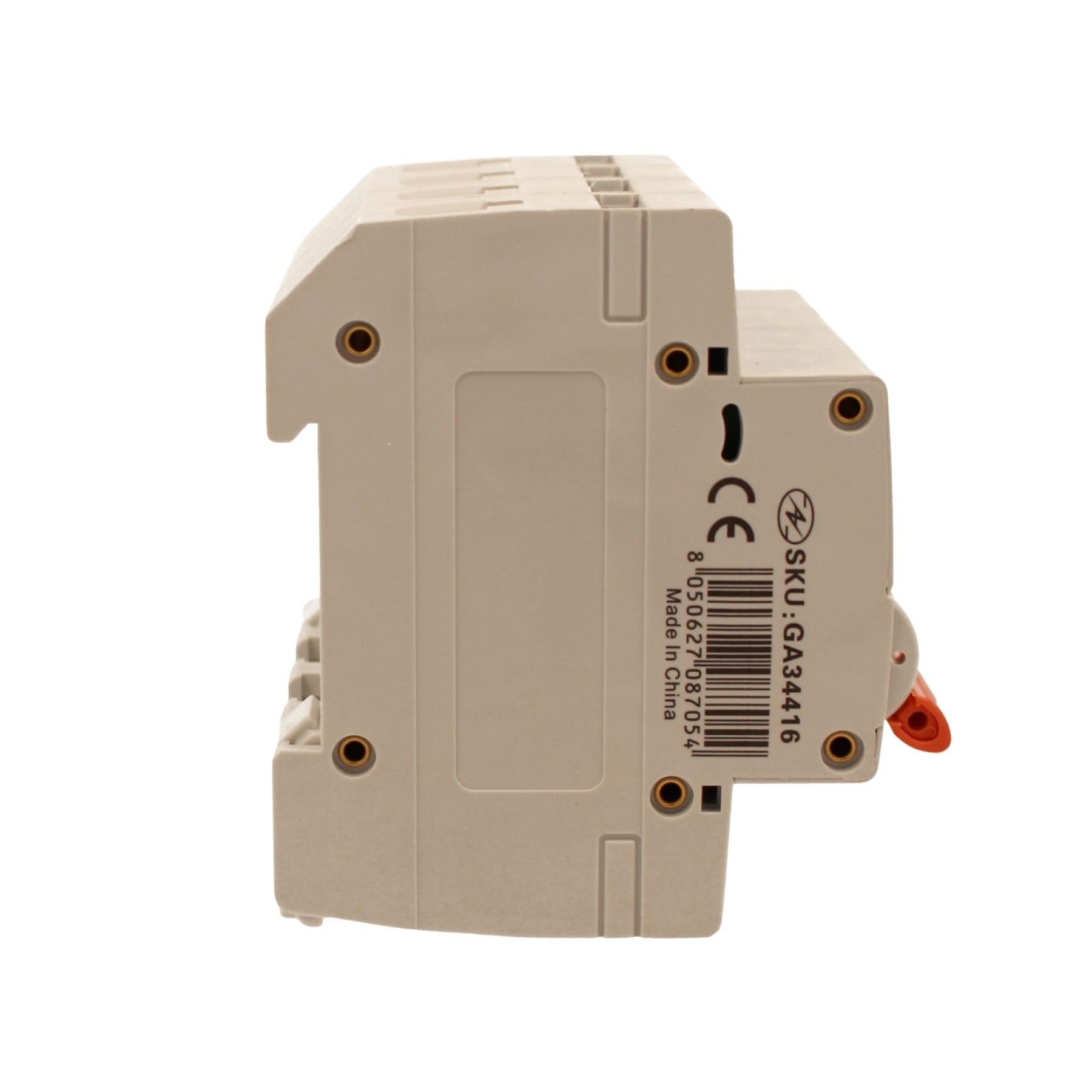ZOREI Interrupteur magnétothermique automatique, 4P quadripolaire 220 V et 380 V, pour monophasé et triphasé, occupe 4 modules DIN, disponible jusqu'à 40 A