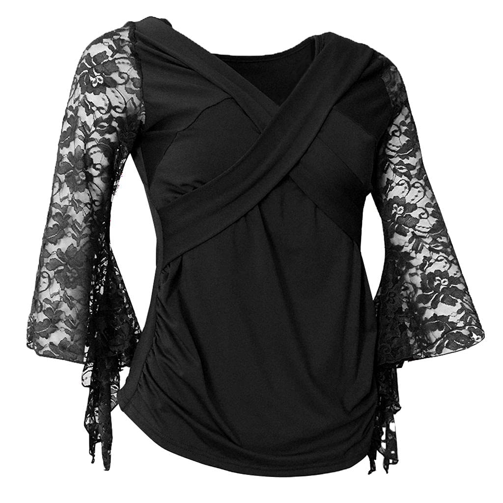 Colcolo Frauen Langarm T Shirt Tops Dance Apparel, für Latin, Tango, Cha