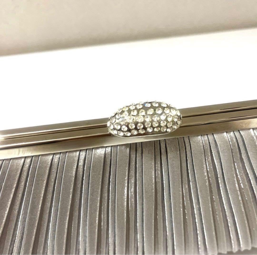 Amazon.co.jp: TOKYO IGIN イギン クラッチ パーティ バッグ シルバー