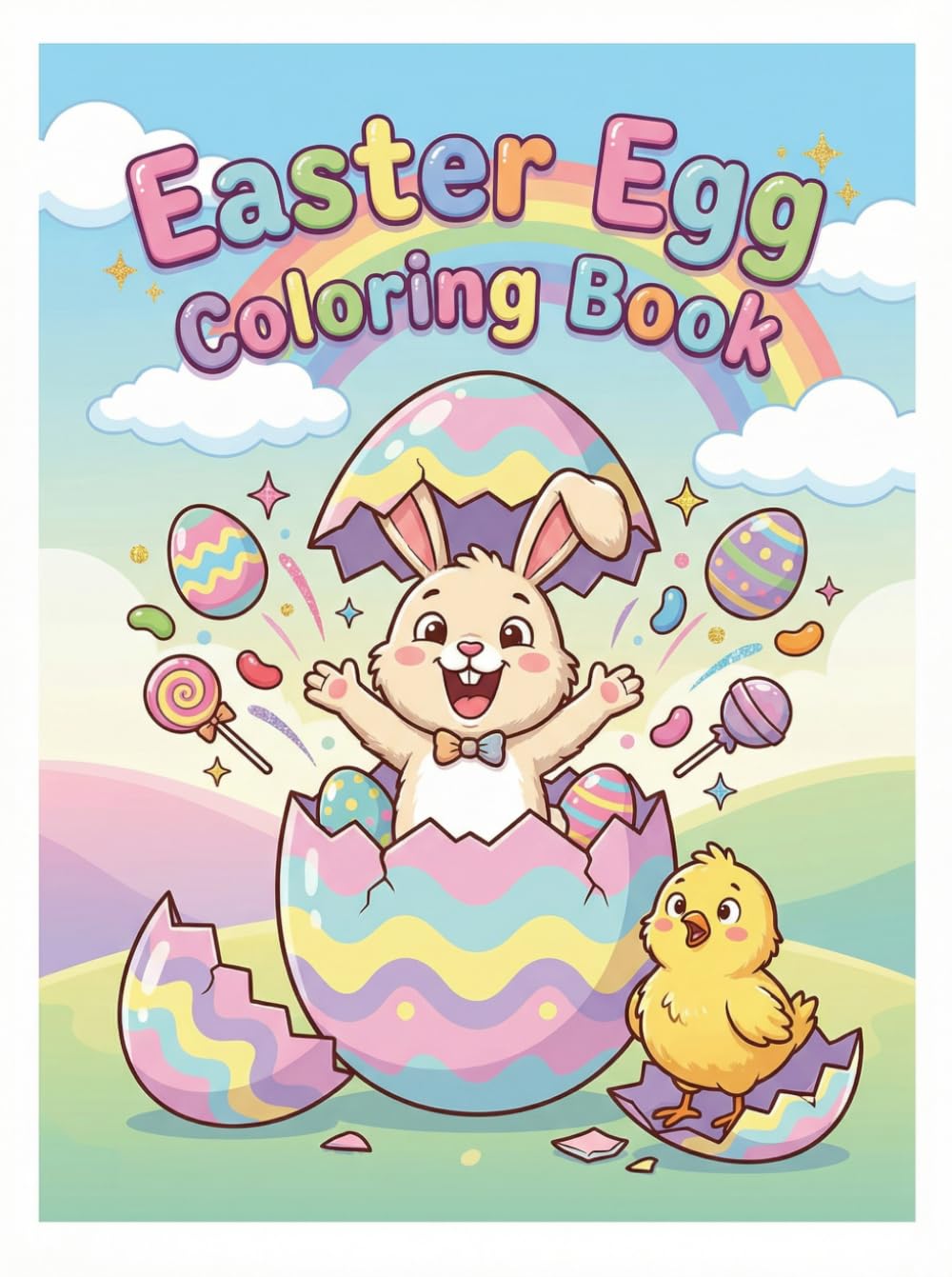 Easter Egg Coloring Book - Egg Designs: Fun Easter Egg Designs for Kids to Color