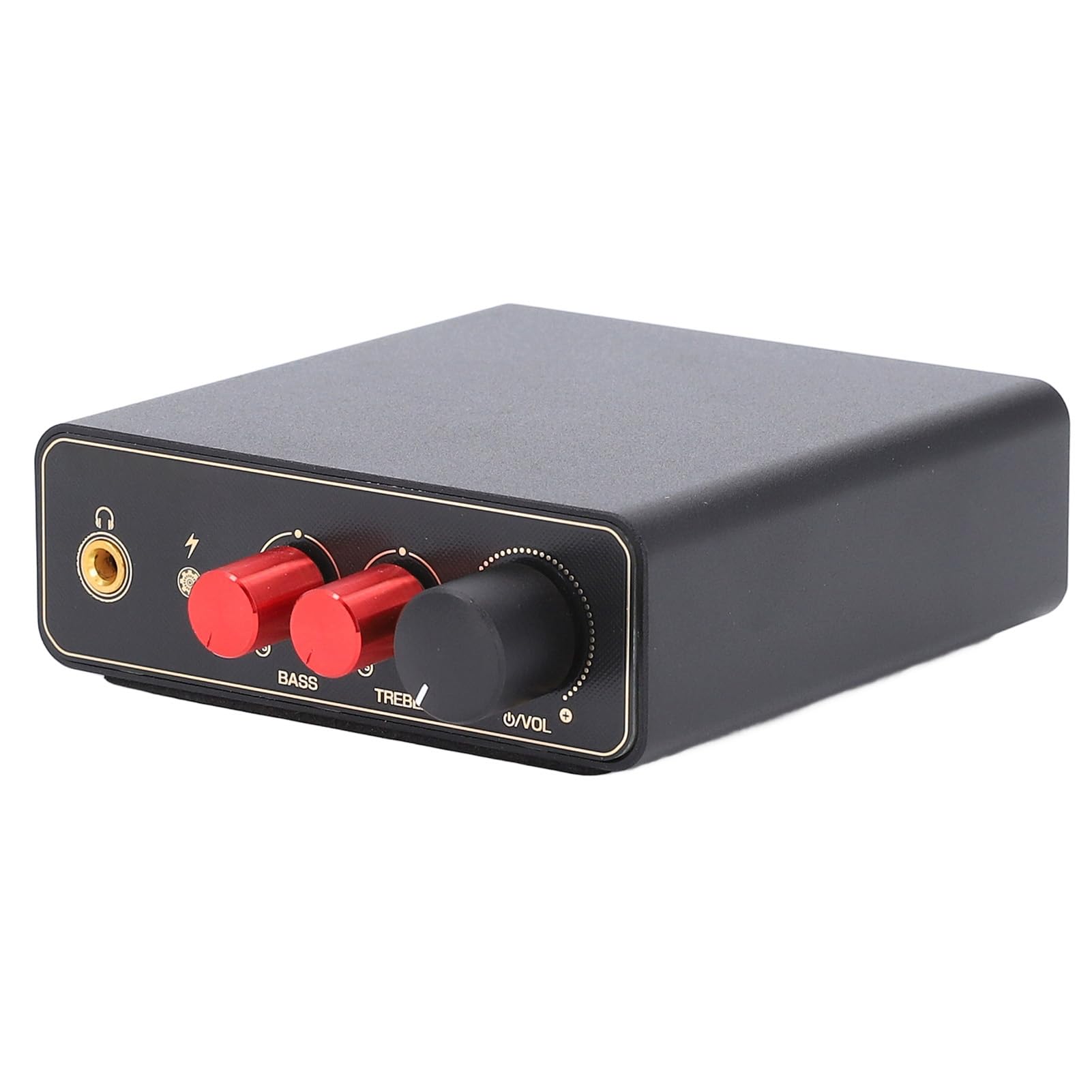 Fafeicy Preamplificatore per Giradischi Mini Amplificatore per Cuffie Audio con Controllo dei Bassi Acuti Uscita Stereo Alimentata Tramite USB per Giradischi MM MC