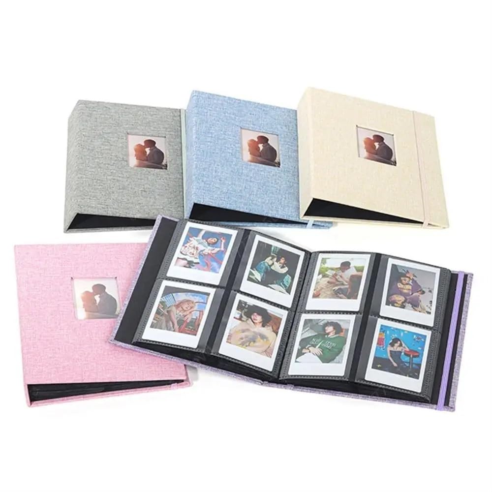7,6 cm 208 kieszeni na album fotograficzny mini etui do natychmiastowego przechowywania zdjęć (khaki)