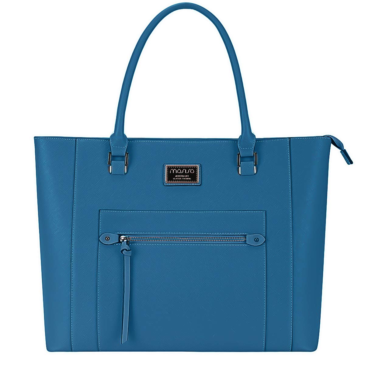 MOSISO Laptop Tote Bag for Women, 15.6 inch Laptop Shoulder Bag