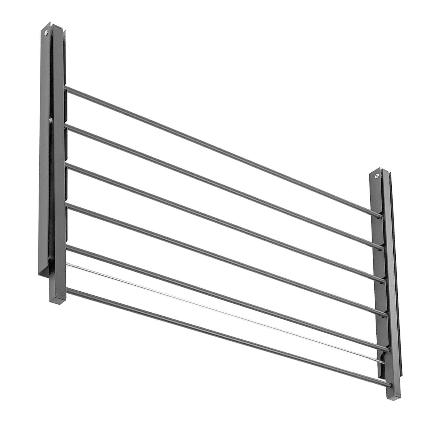 ABJ Stendino Majka pieghevole Stendibiancheria (100cm, Argento)