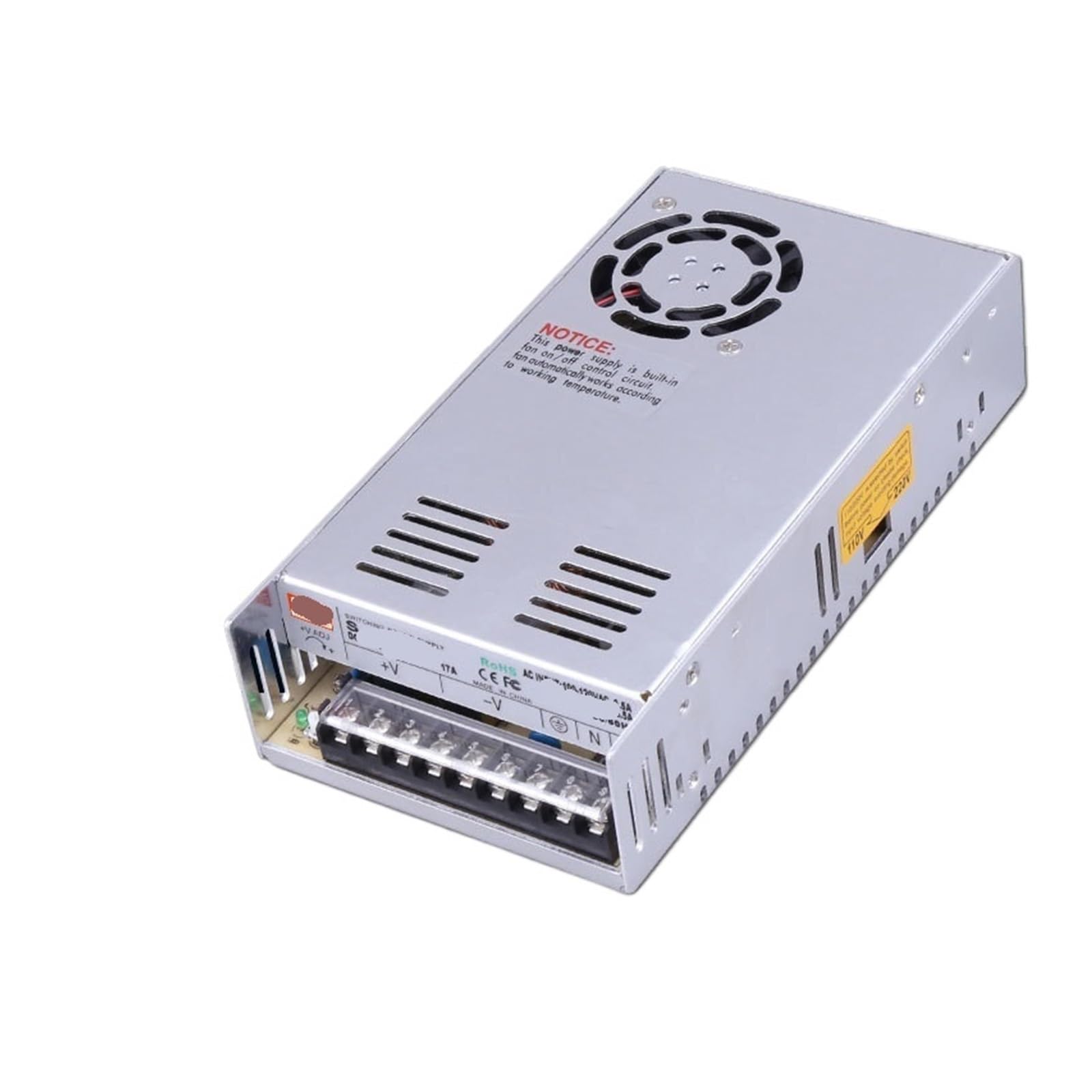 PWANUIGTE Industrial Control Switching Power Supply S-400W-24V17A12V5V36V48V AC to DC Regulated(S-400-60)