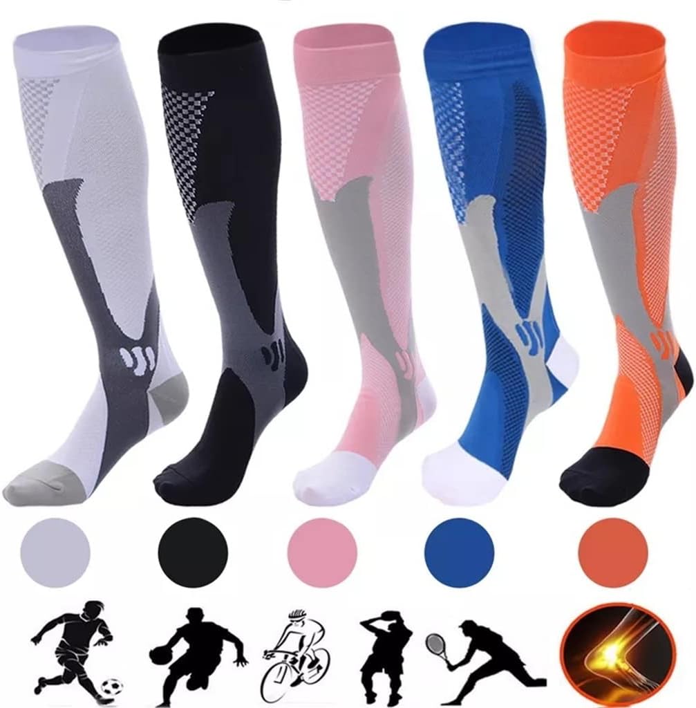 Compression Socks for Men&Women Graduated Running Flight Travel Boost Stamina Circulation&Recovery