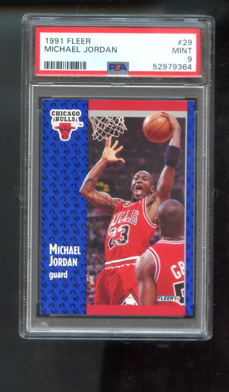 Amazon.com: Michael Jordan PSA GRADED 9 (Basketball Card) 1991-92